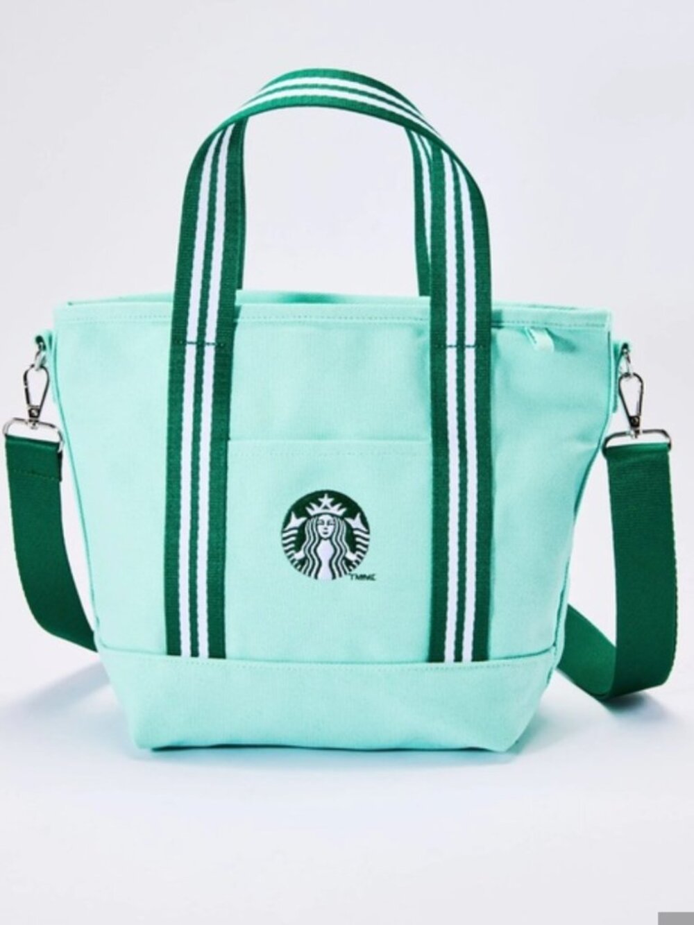 Starbucks Limited Ed. 2026 Road Trip Collection Canvas Tote Bag Mint Green NWT